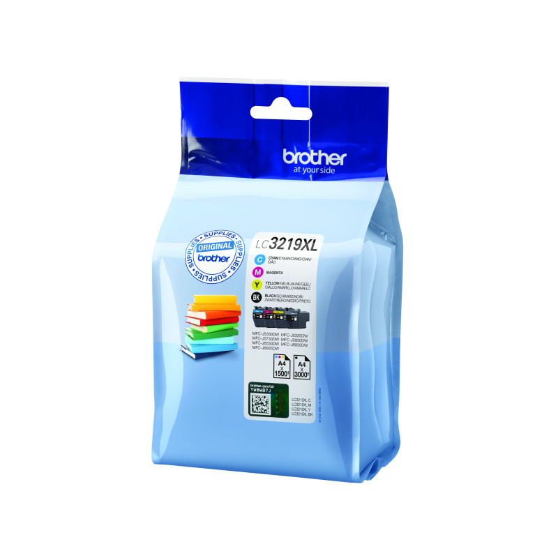 Brother+LC3219XL+Inkjet+Cartridge+HY+CMYK+Multipack+LC3219XLVAL