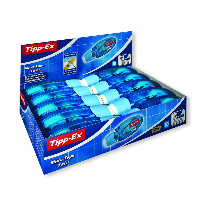 Tipp-Ex+Micro+Tape+Twist+Correction+Tape+%2810+Pack%29+8706142