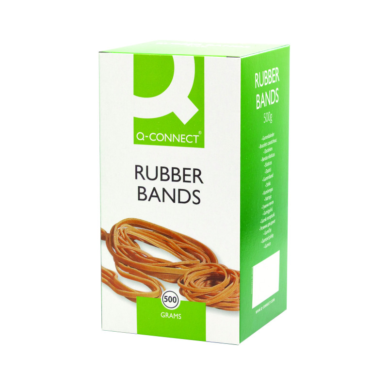 Q-Connect+Rubber+Bands+No.14+50.8+x+1.6mm+500g+KF10523