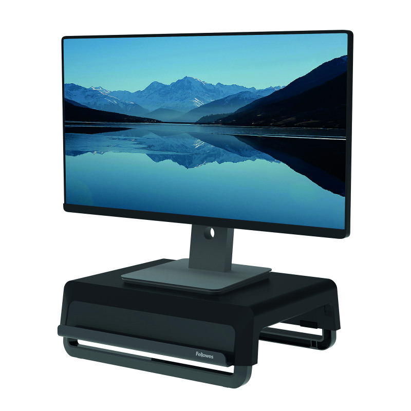 Fellowes+Breyta+Monitor+Stand+Black+100016560