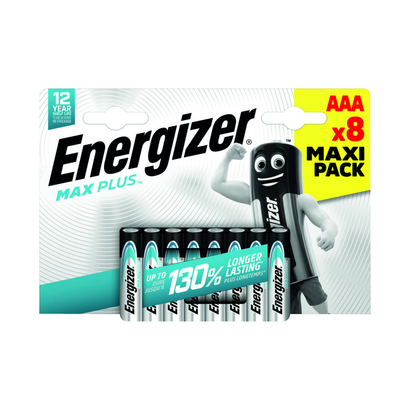Energizer+Max+Plus+AAA+Battery+%28Pack+of+8+%29+E303321300