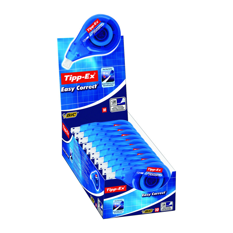 Tipp-Ex+Easy+Correct+Correction+Tape+%28Pack+of+10%29+829035