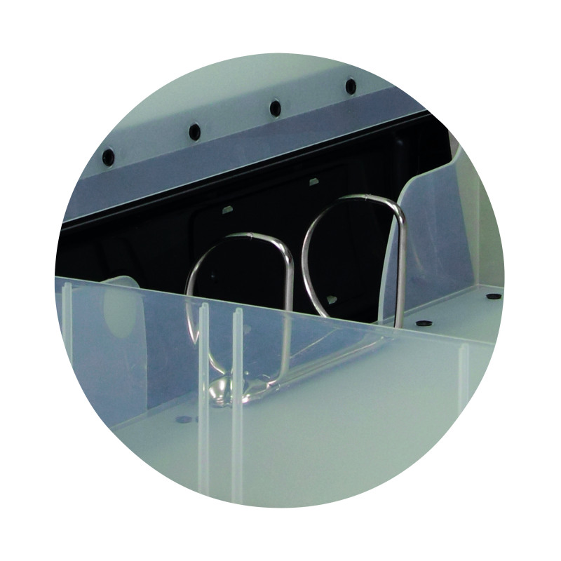 Hermes+Heavy+Duty+80mm+2D-Ring+Polypropylene+Box+File+A4+Black+8.BA4.001