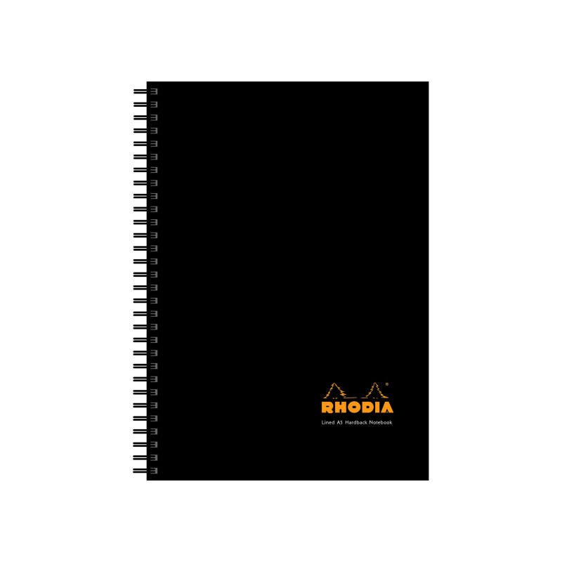 Rhodia+Black+A5+Wirebound+Business+Book+%28Pack+of+3%29+119233C