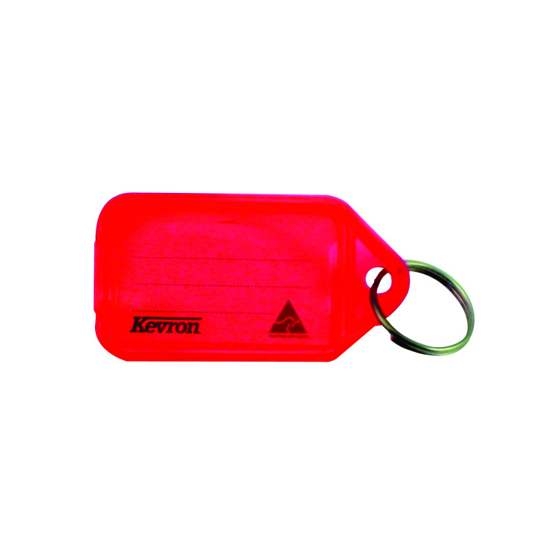 Kevron+Plastic+Clicktag+Key+Tag+Red+%28Pack+of+100%29+ID5RED100