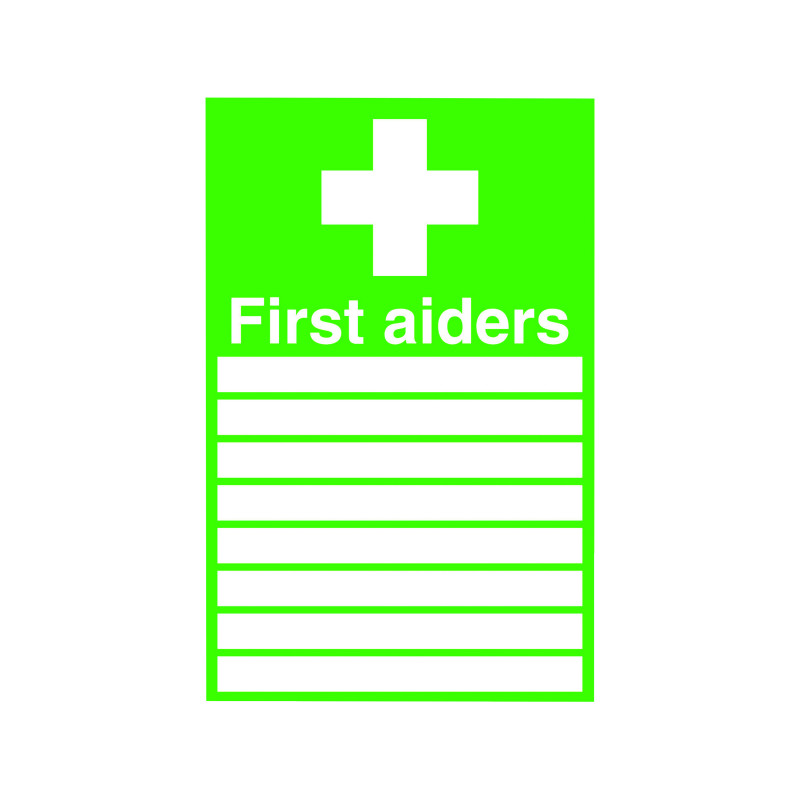 Safety+Sign+First+Aiders+300x200mm+PVC+FA01926R