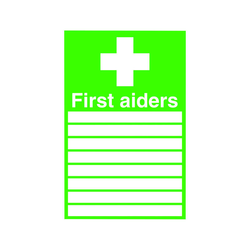 Safety+Sign+First+Aiders+Self-Adhesive+300x200mm+FA01926S