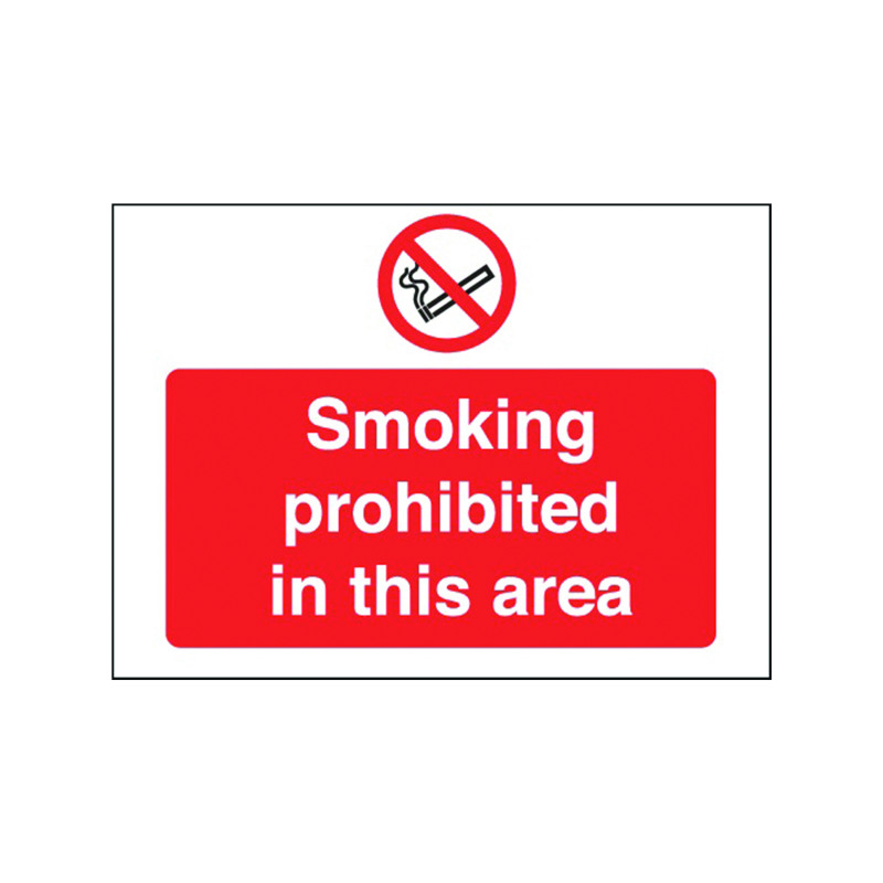 Safety+Sign+Smoking+Prohibited+in+This+Area+450x600mm+PVC+P35Z%2FR