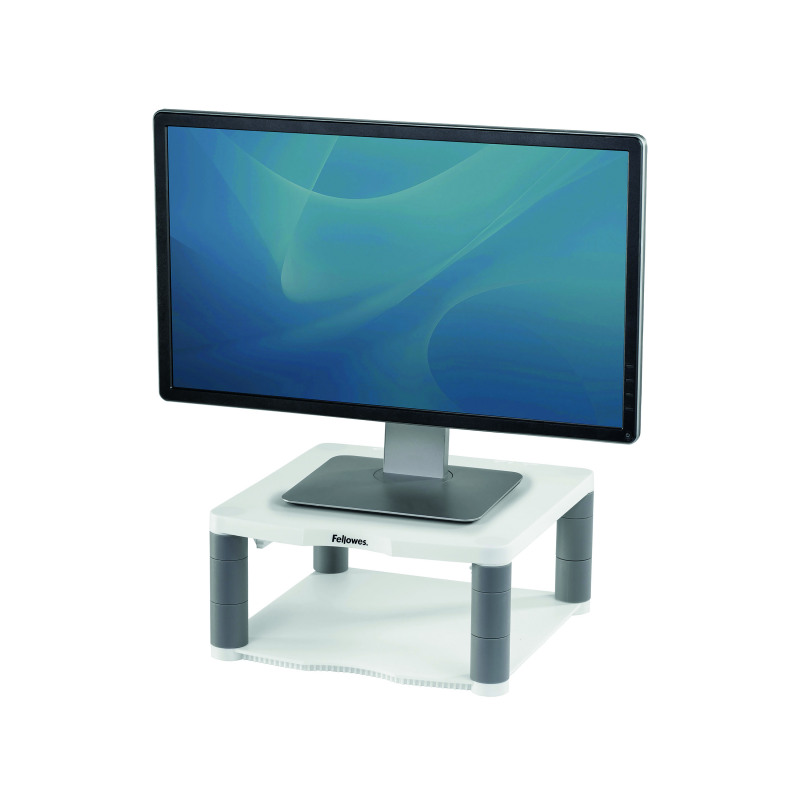 Fellowes+Premium+Monitor+Stand+Platinum+9171701