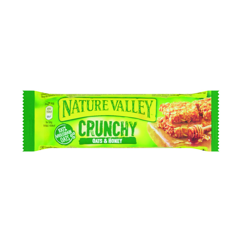 Nature+Valley+Crunchy+Oats+and+Honey+Snack+Bars+42g+%28Pack+of+18%29+802785