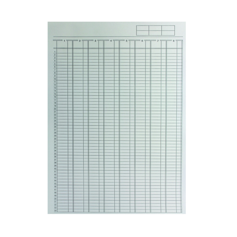 Q-Connect+8-Column+Analysis+Pad+A4+KF01082