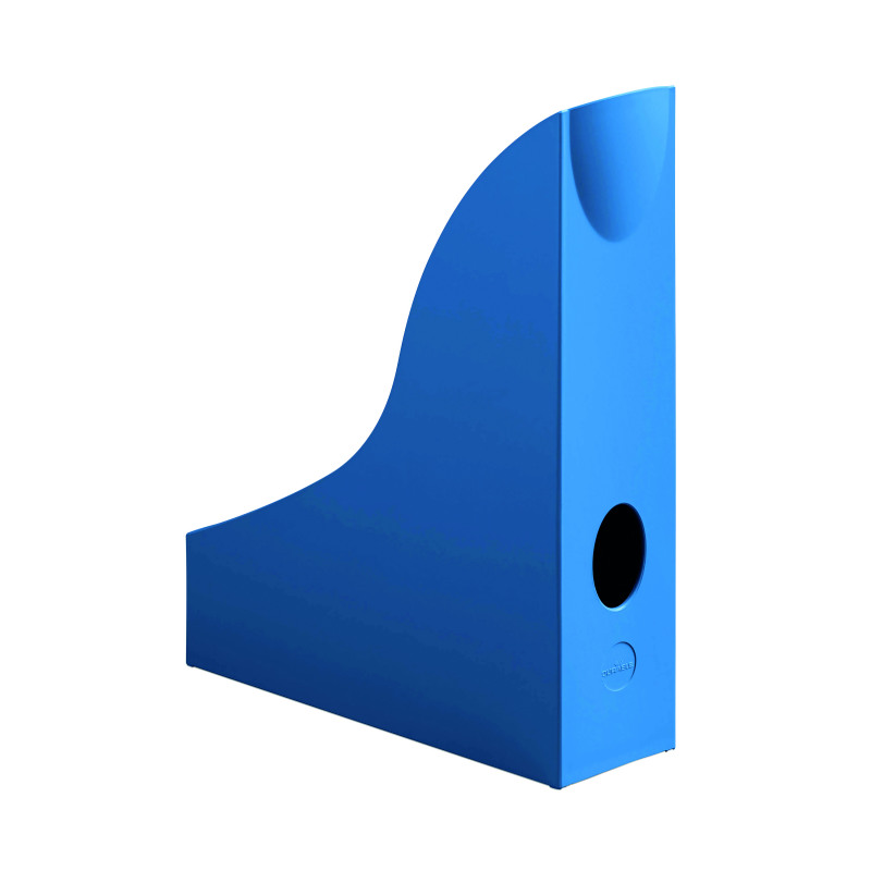 Durable+ECO+Recycled+Plastic+Magazine+Rack+A4+Blue+775706