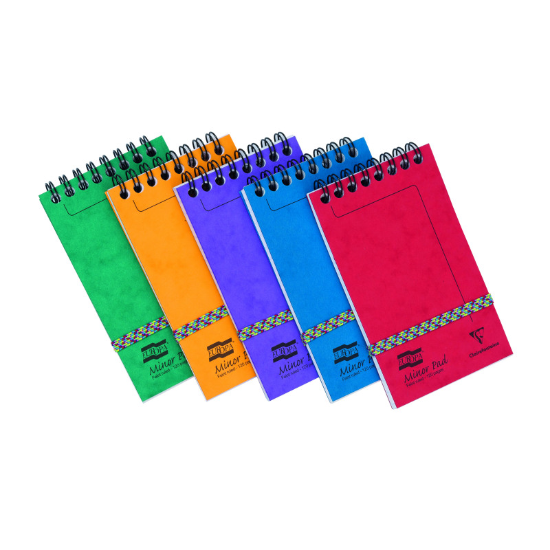 Clairefontaine+Europa+Minor+Notepad+127x76mm+Assorted+A+%28Pack+of+20%29+4920