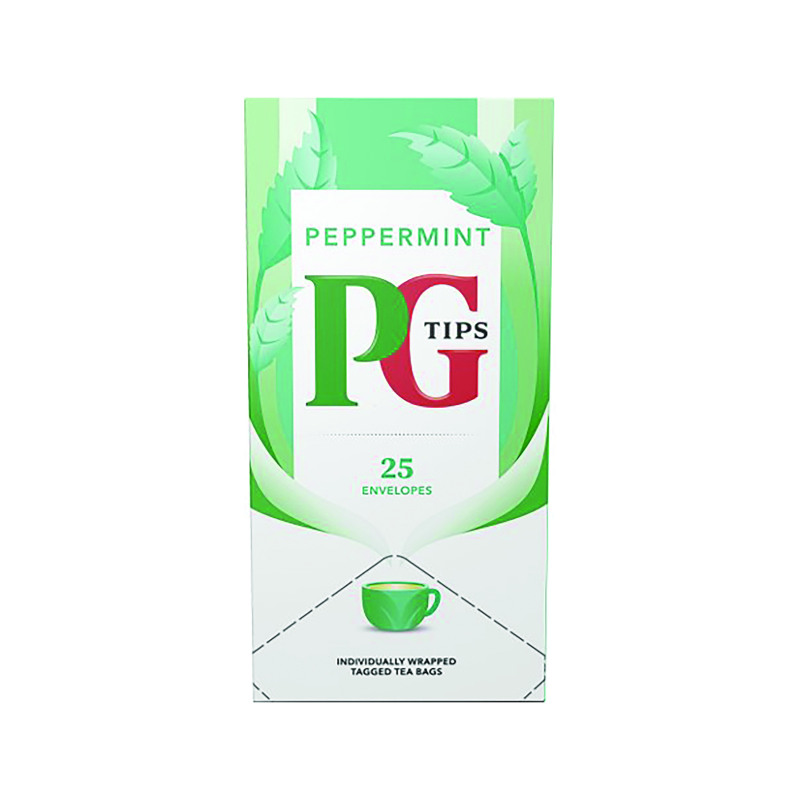 PG+Tips+Peppermint+Envelope+Tea+Bags+%28Pack+of+25%29+800400
