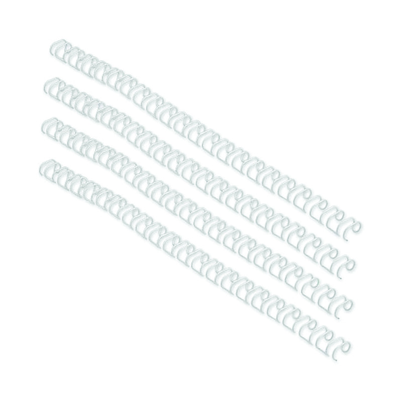 GBC+WireBind+8mm+A4+Binding+Wires+White+%28Pack+of+100%29+RG810570