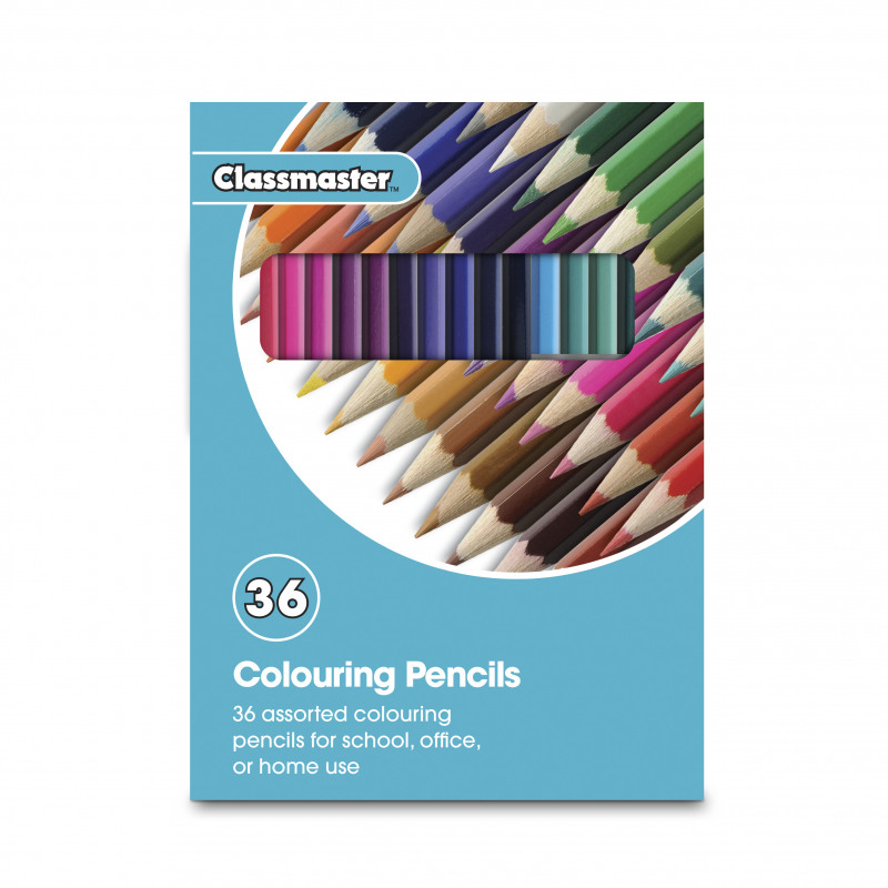 Classmaster+Colouring+Pencils+Assorted+%28Pack+of+36%29+CPW36