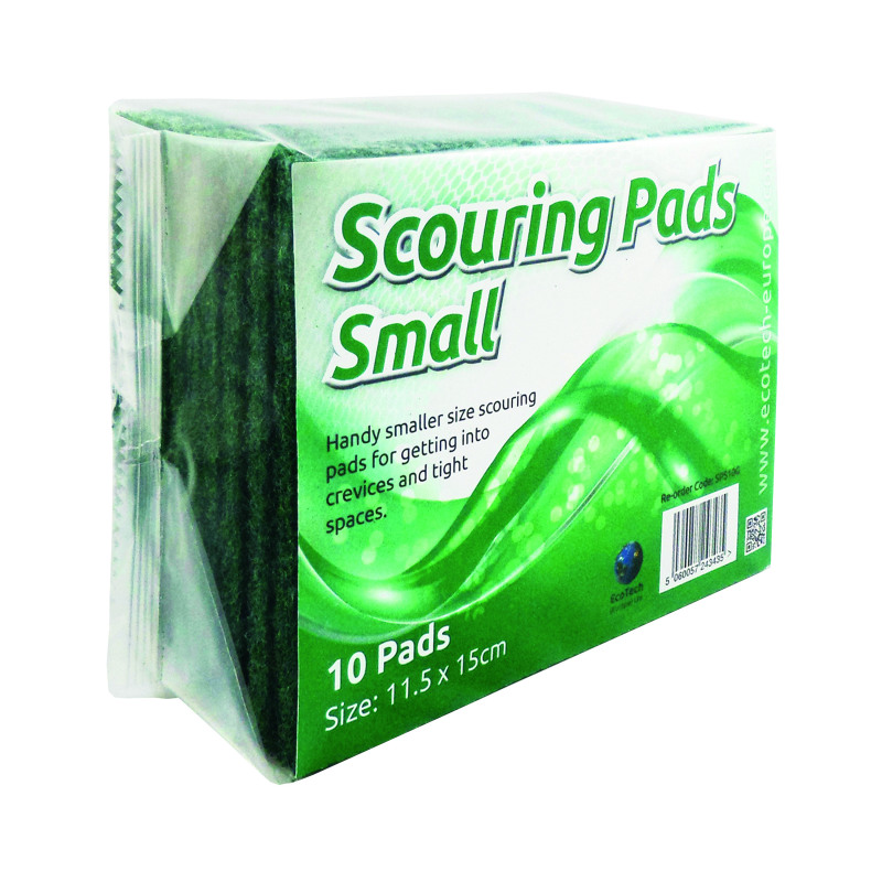 Economy+Scourer+Flat+150x115mm+Green+%28Pack+of+10%29+VOW%2FSC.01%2F10