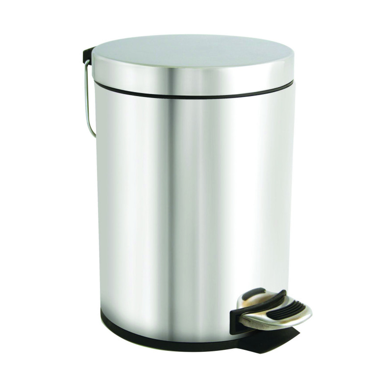 Stainless+Steel+Pedal+Bin+5+Litre+VOW%2FPB.05