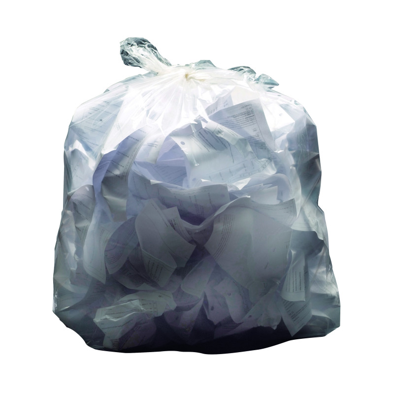 2Work+Medium+Duty+Refuse+Sack+Clear+Bi-modular+190x725x950mm+%28Pack+of+200%29+KF73377