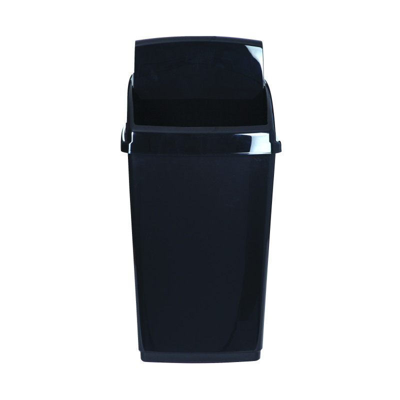 2Work+Swing+Top+Bin+30+Litre+Black+2W810011