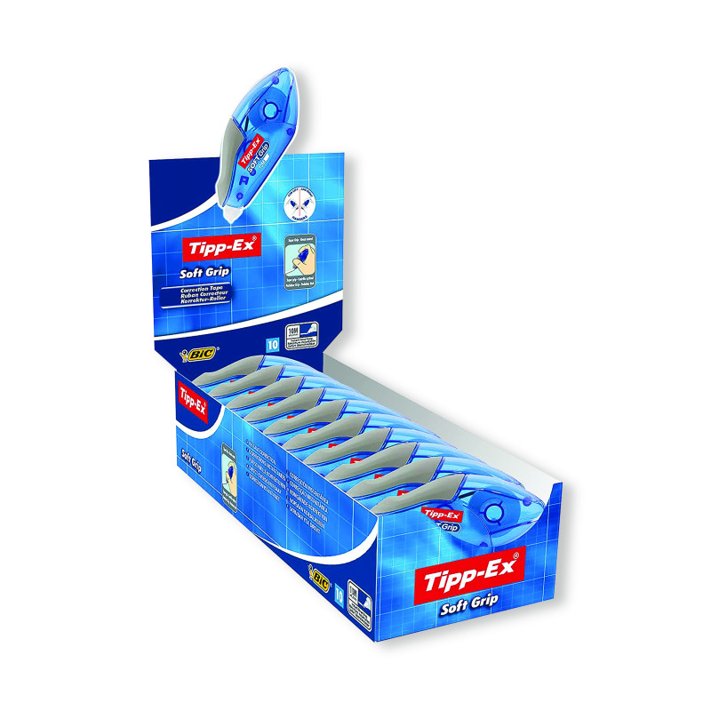 Tipp-Ex+Soft+Grip+Correction+Tape+%28Pack+of+10%29+895933