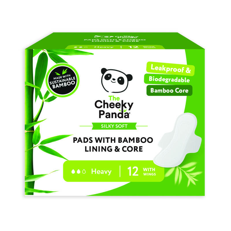 Cheeky+Panda+Pads+with+Bamboo+Lining+%2B+Core+Heavy+%28Pack+of+6%29+SPADS290mm