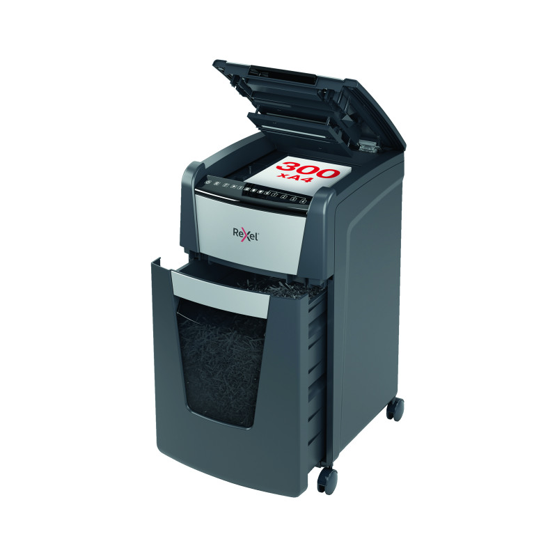 Rexel+Optimum+AutoFeed%2B+300X+Cross-Cut+P-4+Shredder+2020300X