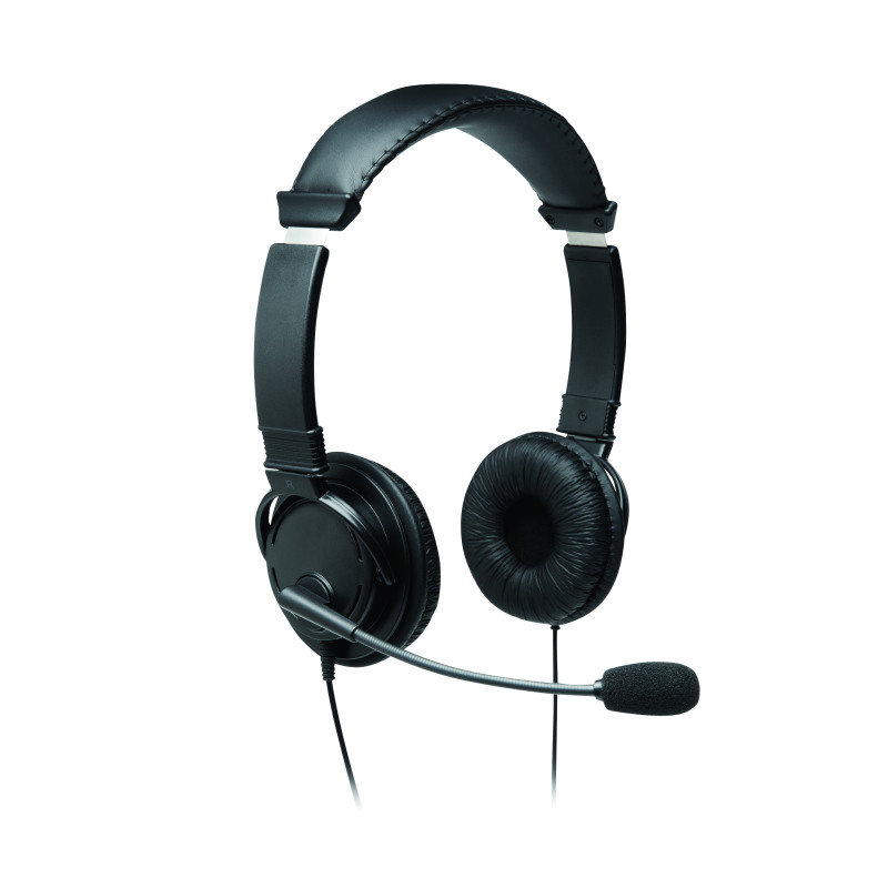 Kensington+Headphones+USB+HiFi+with+Microphone+Black+K97601WW