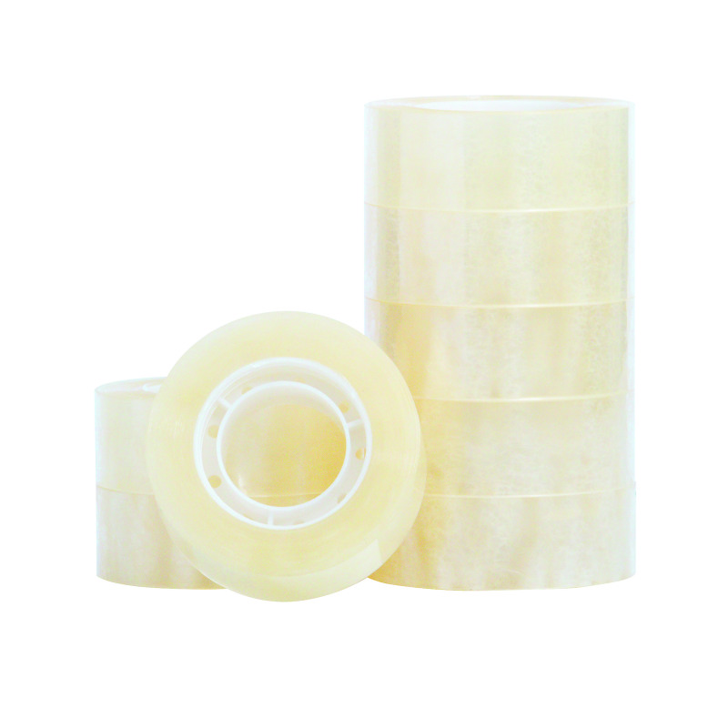 Q-Connect+Easy+Tear+Polypropylene+Tape+19mmx33m+1+Inch+Core+Clear+%28Pack+of+8%29+KF27013