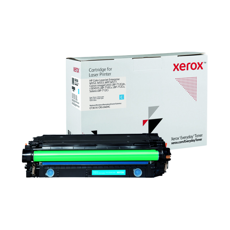 Xerox+Everyday+Replacement+Toner+Cartridge+High+Yield+Cyan+For+HP+CF361X+006R03680