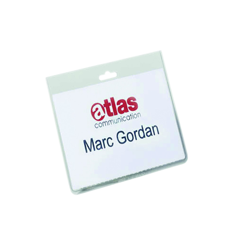 Durable+Name+Badge+ID+Card+Holders+with+Insert+Cards+60x90mm+%28Pack+of+20%29+8135%2F19