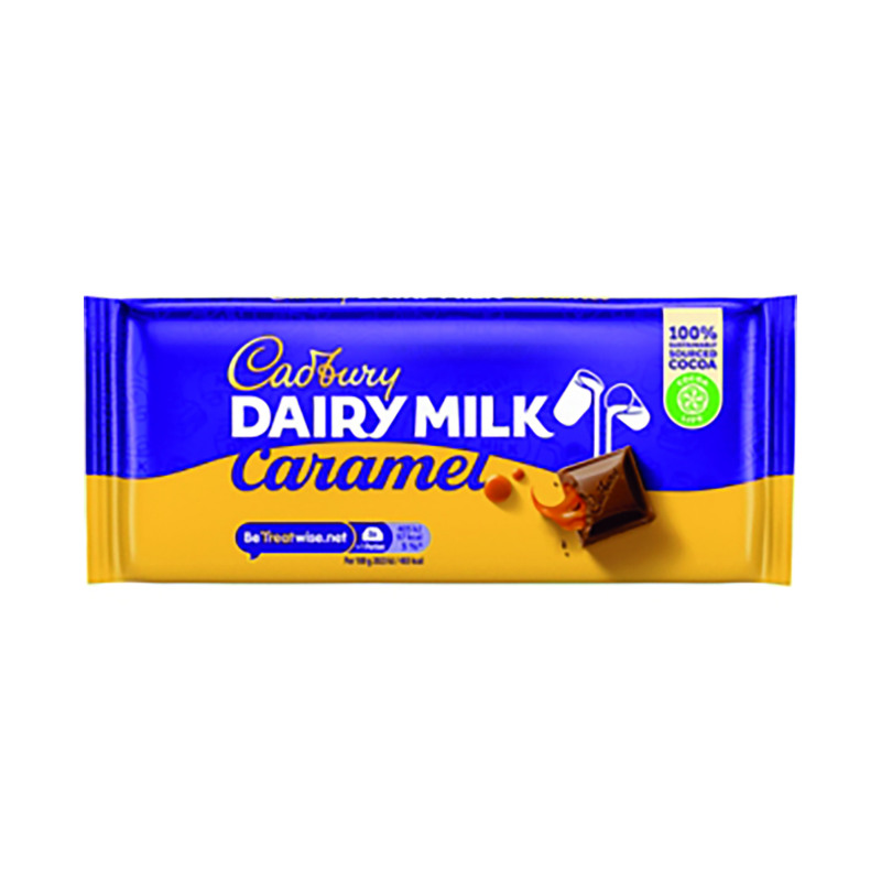 Cadbury+Dairy+Milk+Chocolate+Caramel+Bar+120g+4057363