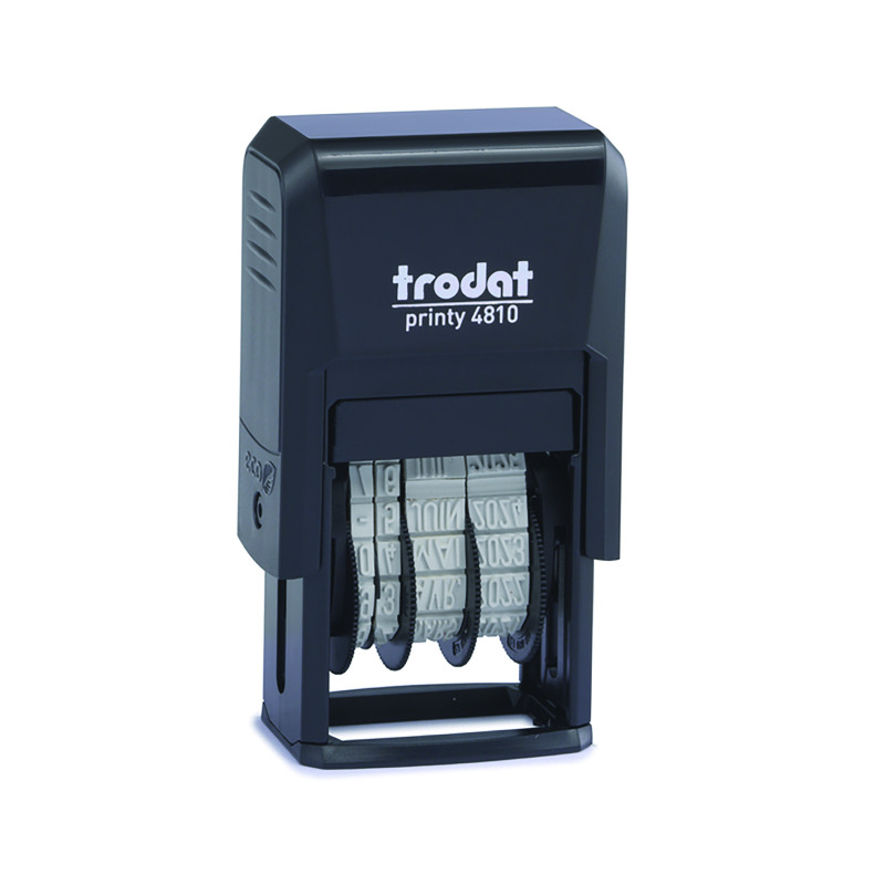 Trodat+4810+Self-Inking+Date+Stamp+Black+70169