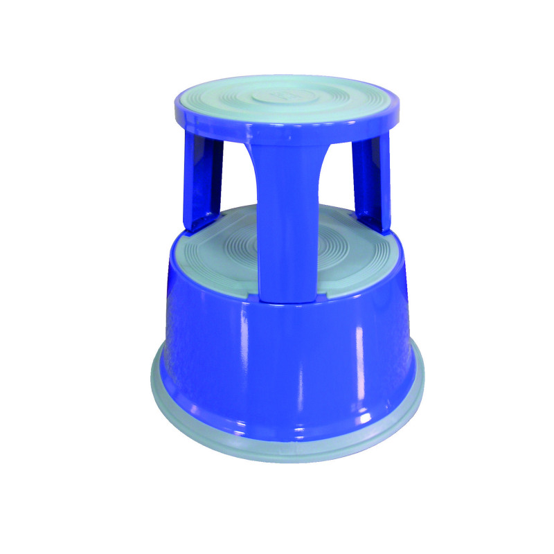 Q-Connect+Blue+Metal+Step+Stool+KF04847