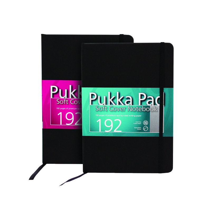 Pukka+Pad+Signature+Soft+Cover+Notebook+Casebound+A5+Black+%28Pack+of+3%29+6981-SIG