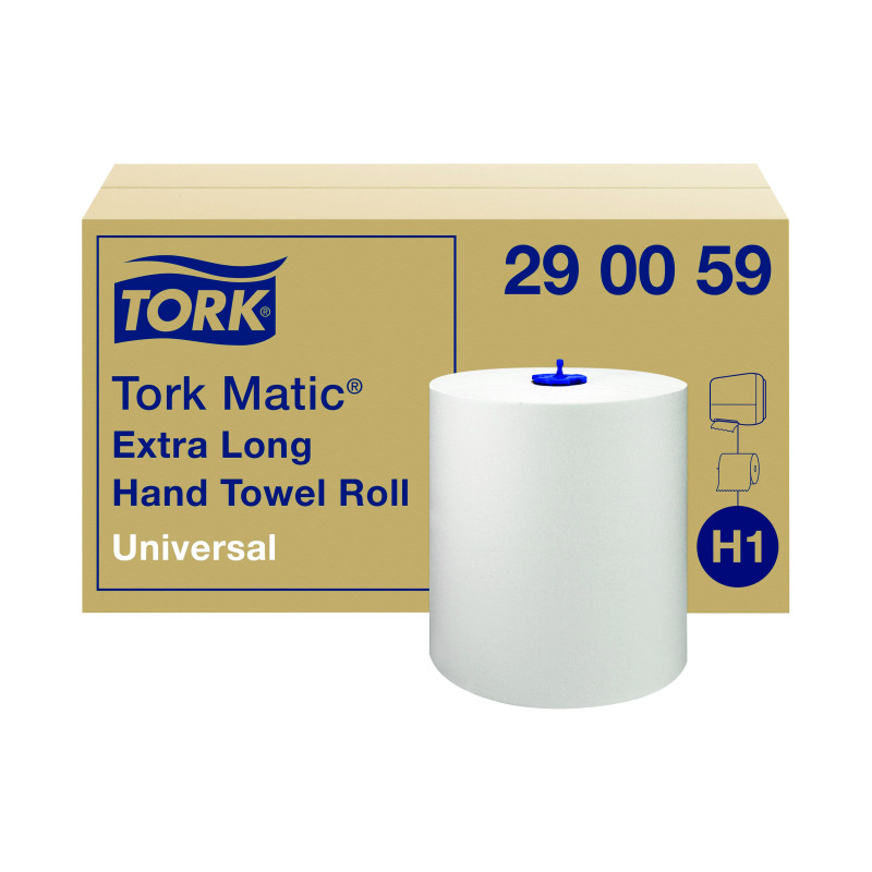Tork+Matic+Hand+Towel+H1+White+280m+%28Pack+of+6%29+290059