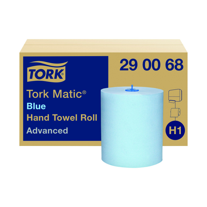 Tork+Matic+Hand+Towel+H1+Blue+150m+%28Pack+of+6%29+290068