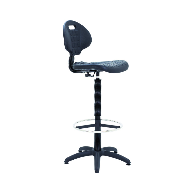 Jemini+Draughtsman+Chair+600x600x1090-1220mm+Black+KF017052