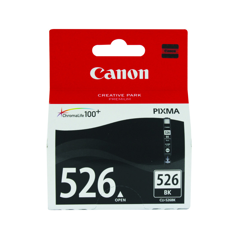 Canon+CLI-526BK+Ink+Cartridge+Black+4540B001