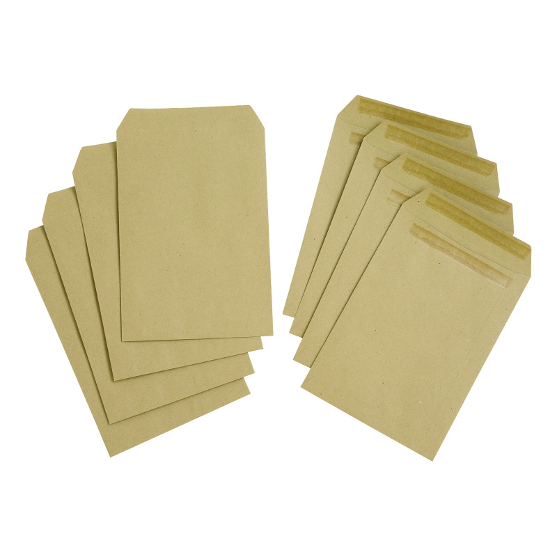 5+Star+Envelope+C5+Pocket+Self+Seal+80gsm+Plain+Manilla+%28Pack+of+500%29
