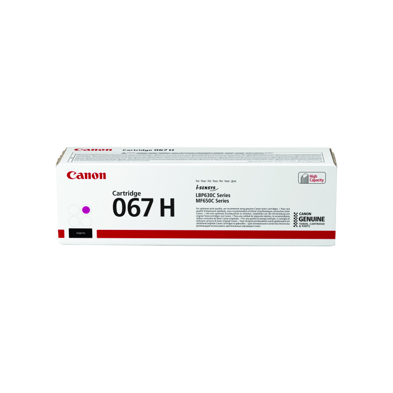 Canon+067H+Toner+Cartridge+High+Yield+Magenta+5104C002