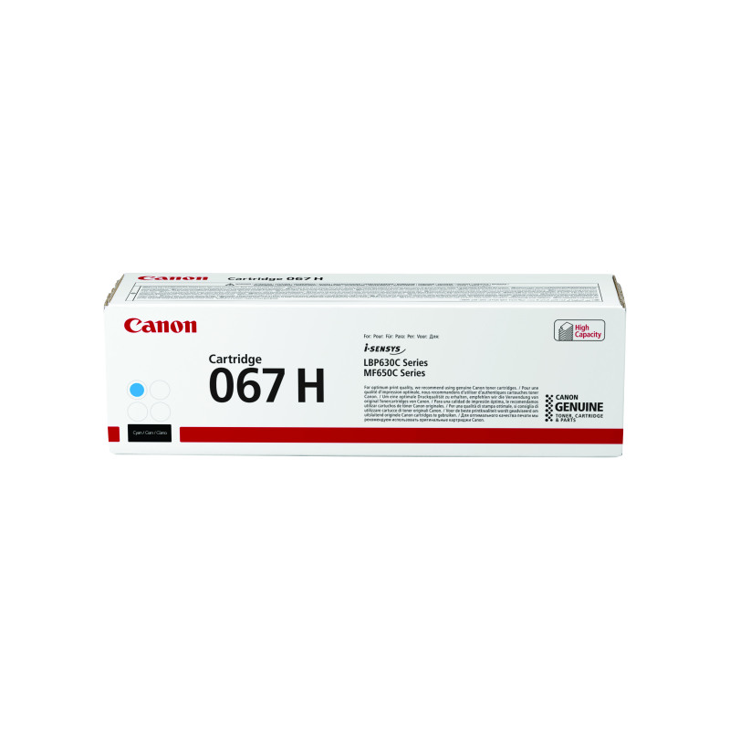 Canon+067H+Toner+Cartridge+High+Yield+Cyan+5105C002