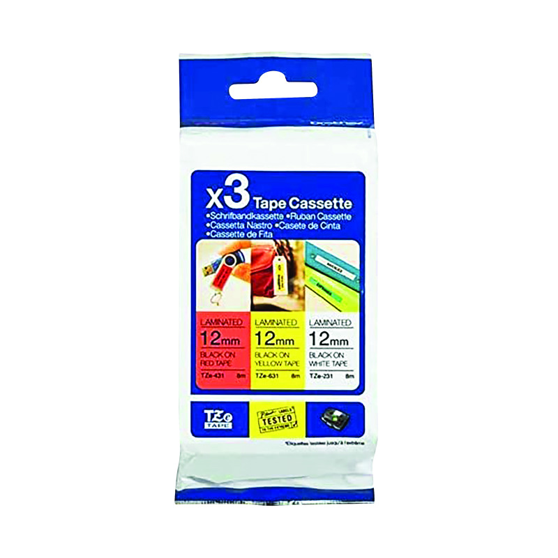 Brother+P-Touch+Labelling+Tapes+TZE+Pack+TZE31M3