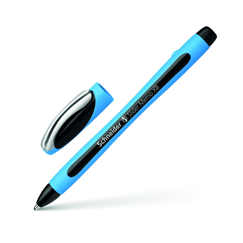 Schneider+Slider+Memo+XB+Ballpoint+Pen+Large+Black+%28Pack+of+10%29+150201