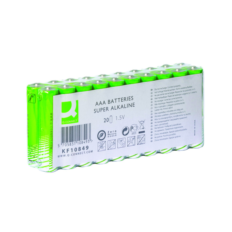 Q-Connect+AAA+Battery+Economy+%28Pack+of+20%29+KF10849