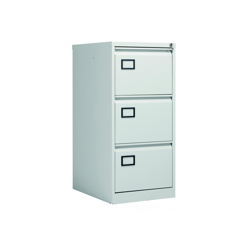 Jemini+3+Drawer+Filing+Cabinet+470x622x1016mm+Light+Grey+KF20043