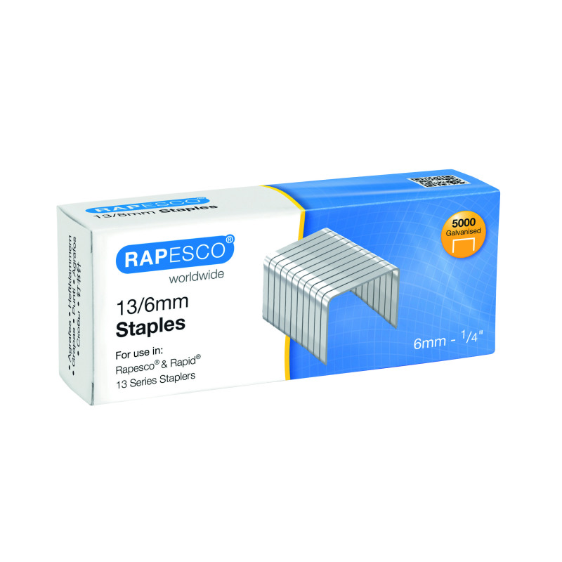 Rapesco+13%2F6mm+Staples+%285000+Pack%29+S24602Z6