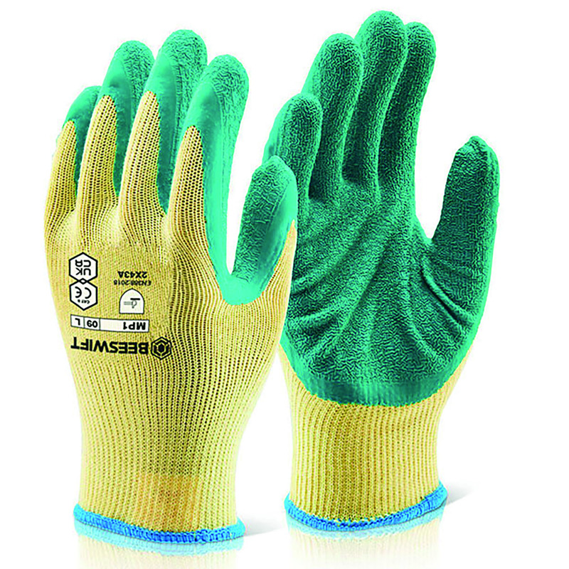 Beeswift+Multipurpose+Gloves+Green+L+MP1GL