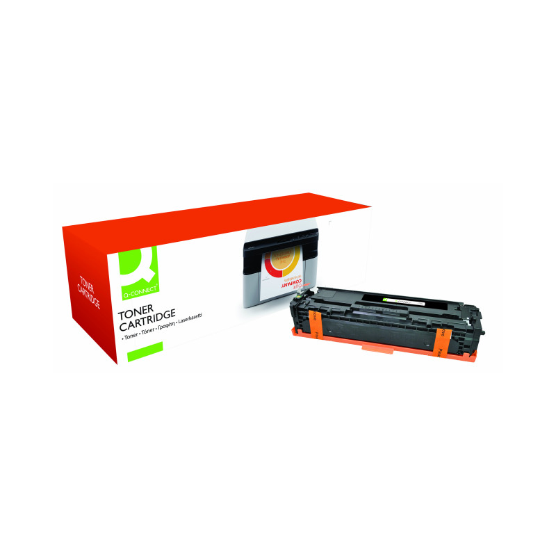 Q-Connect+Compatible+Toner+Cartridge+Black+For+HP+CF210A+CF210A-COMP