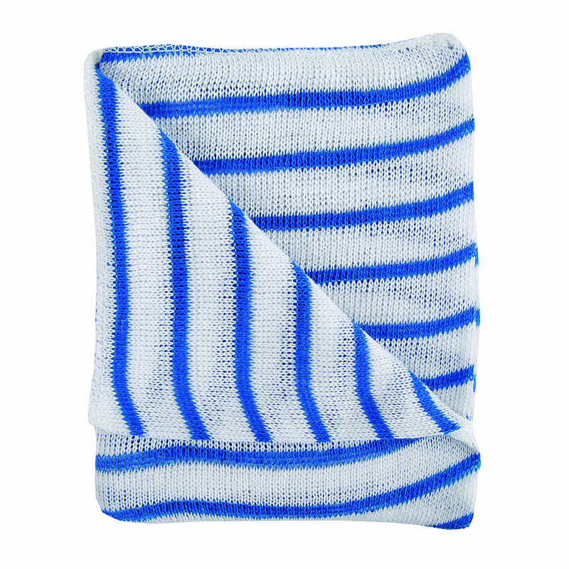 Hygiene+Dishcloths+406x304mm%2F16x12+Inch+Blue%2FWhite+%28Pack+of+10%29+100755B